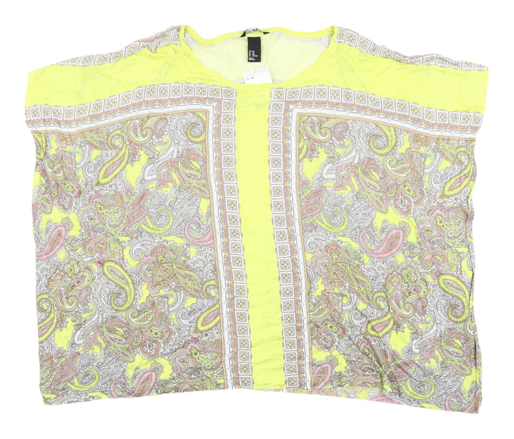 H&M Multicoloured Paisley Women's Blouse M/L Relaxed