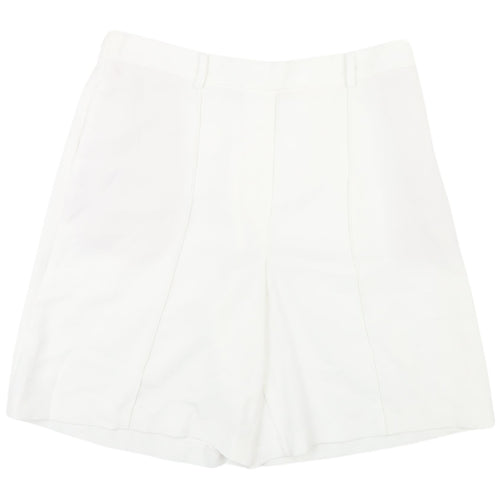 Marks and Spencer Women's White Chino Shorts UK 16