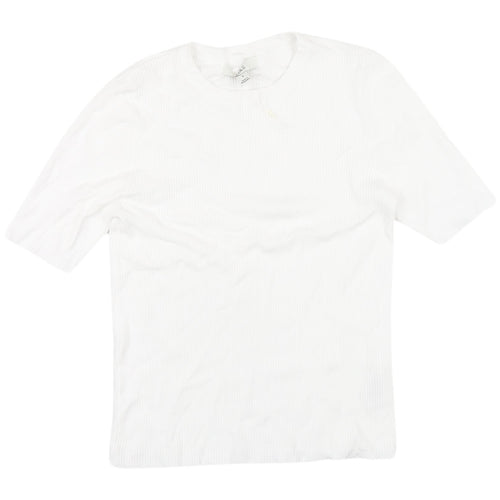 Marks and Spencer Women's White Basic T-Shirt