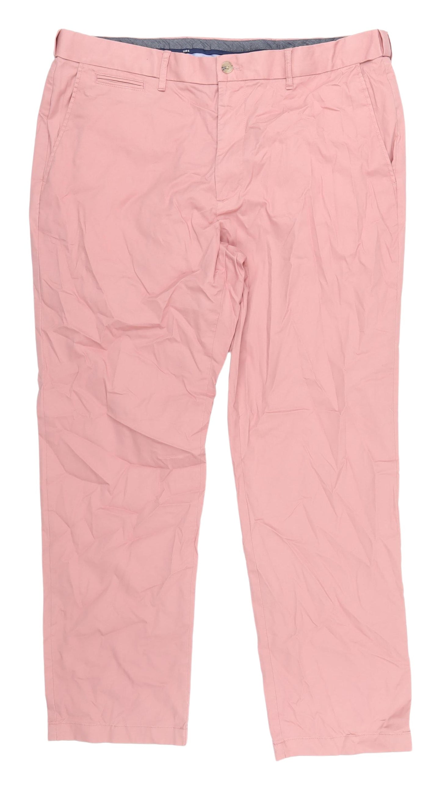 Marks and Spencer Men's Pink Chino Trousers, Size 40