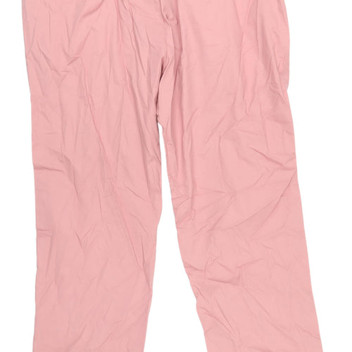 Marks and Spencer Men's Pink Chino Trousers, Size 40