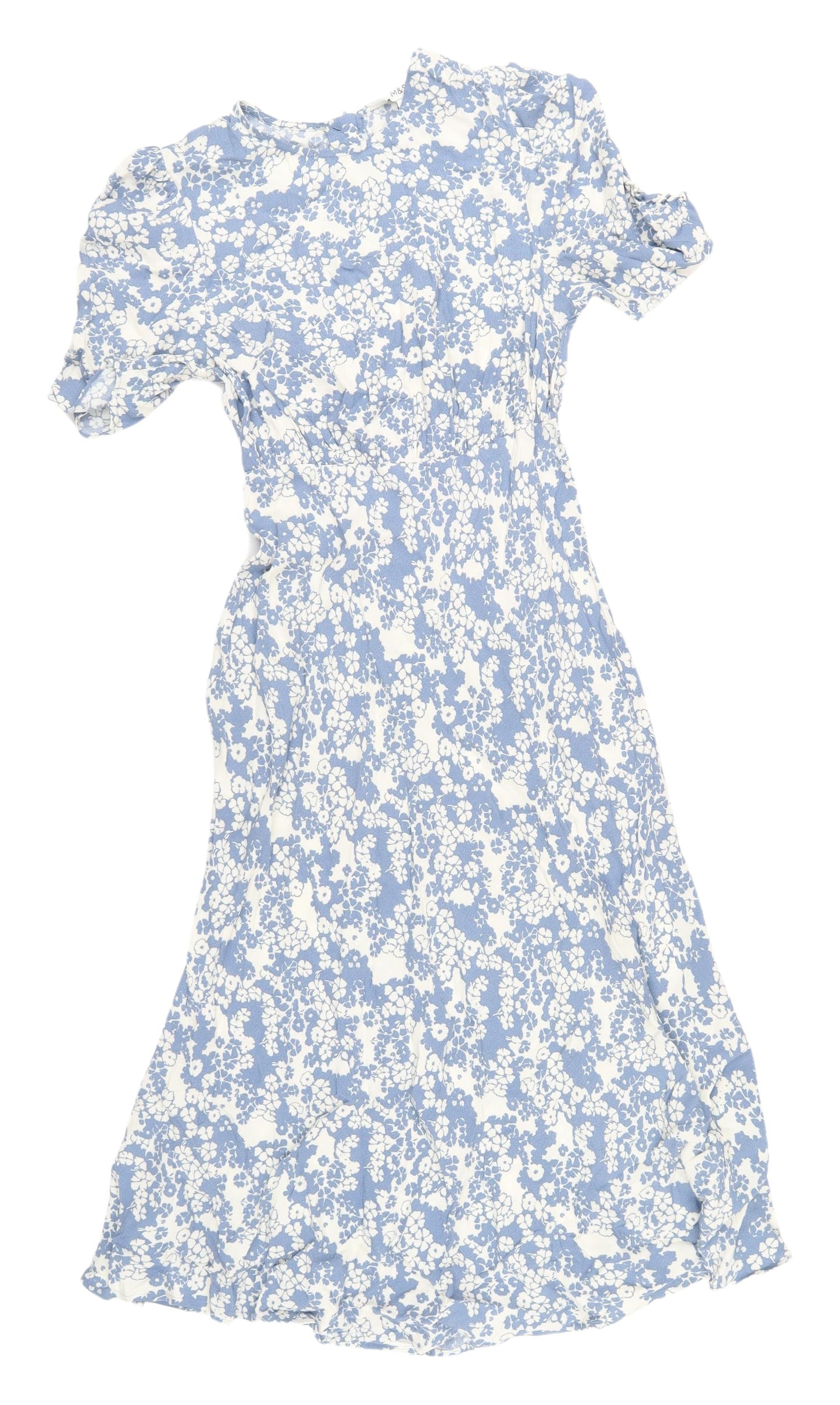 Marks and Spencer Women's Blue Floral Midi Dress