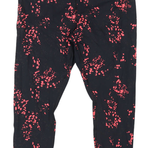Marks and Spencer Women's Black Floral Leggings Size 18