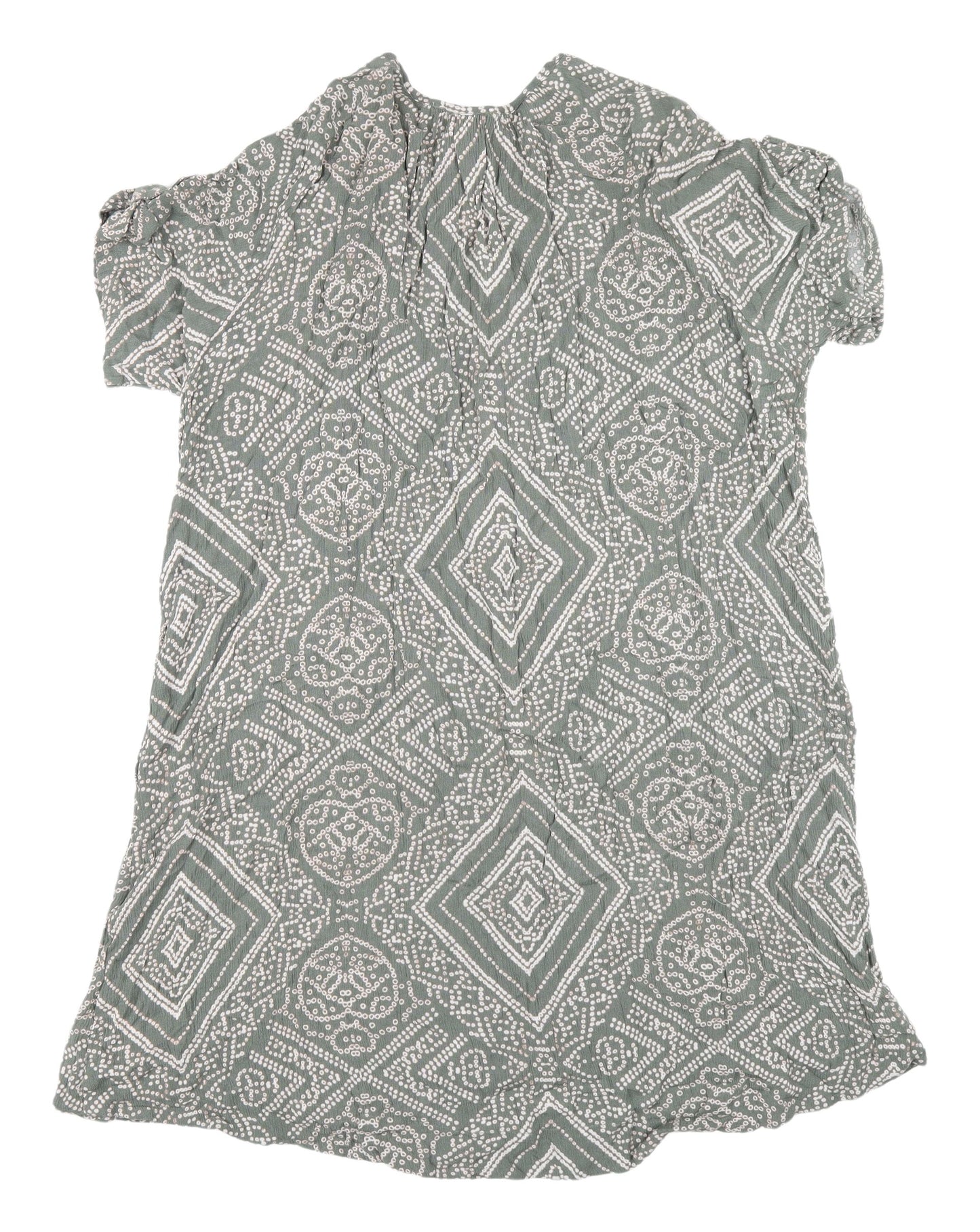 Apricot Women's Grey Geometric Shift Dress Size 12