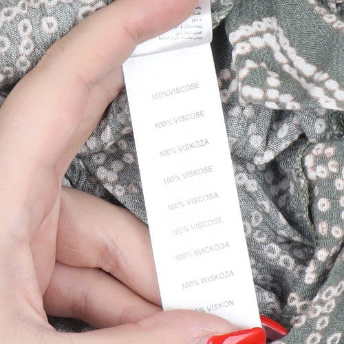 Apricot Women's Grey Geometric Shift Dress Size 12