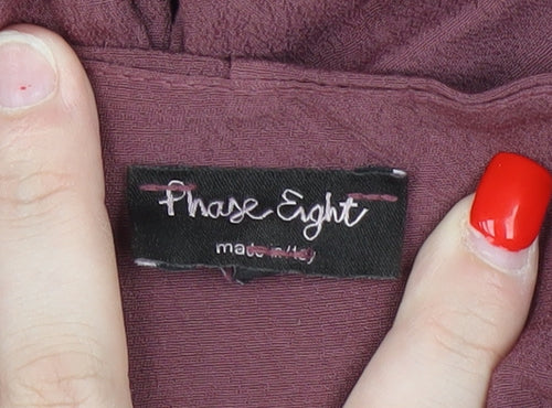Phase Eight Purple Tunic Blouse - Medium, Women