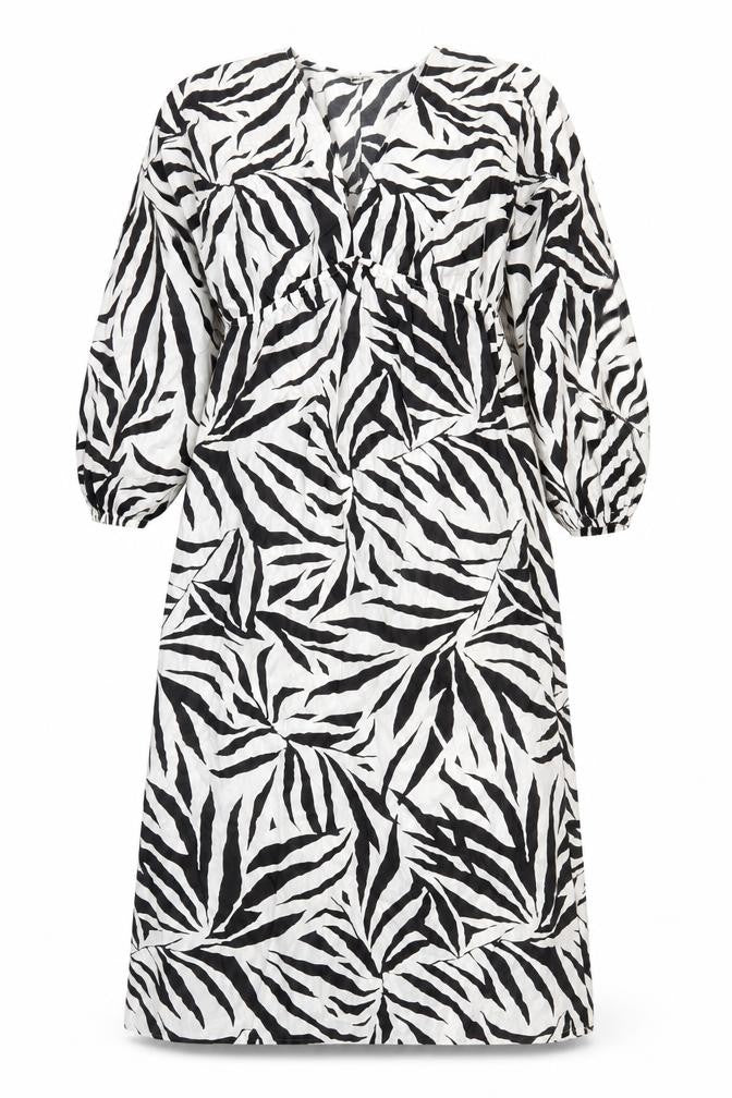 Front view of Marks & Spencer Women’s Zebra Print Shift Dress -, size UK 10