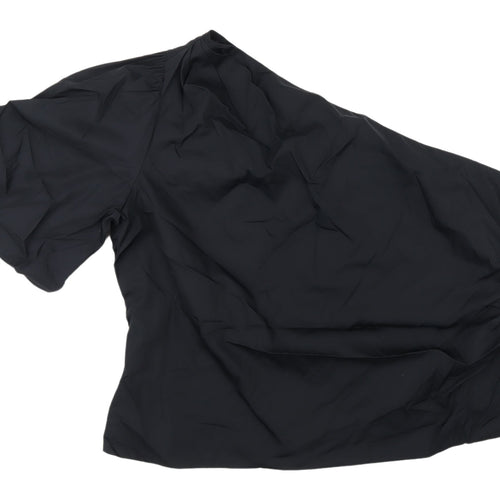 Marks and Spencer Women's Black One Shoulder Top Size 22