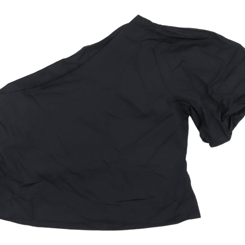Marks and Spencer Women's Black One Shoulder Top Size 22