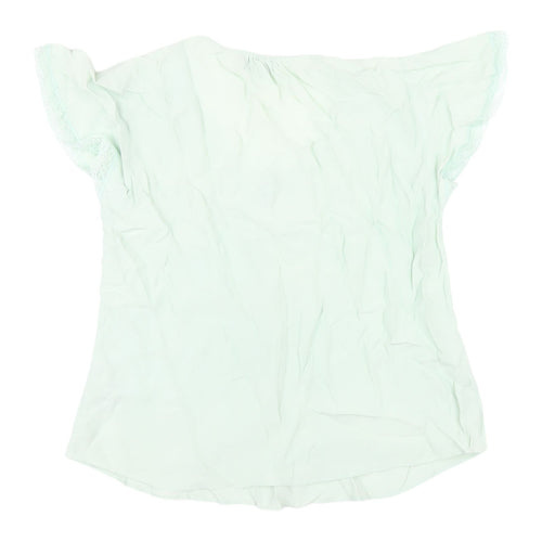 Marks and Spencer Women's Green Blouse, Size 8