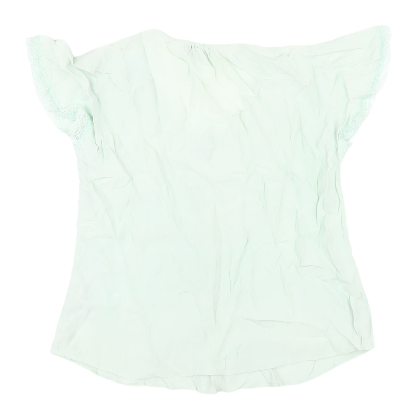 Marks and Spencer Women's Green Blouse, Size 8
