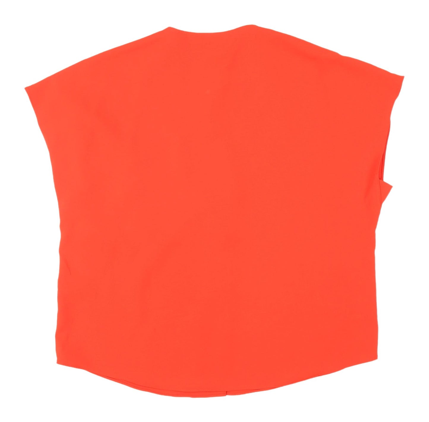 Marks and Spencer Orange Cap Sleeve Blouse Size 12