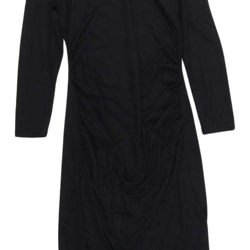 Marks and Spencer Black Petite Dress, Size 14, Women's