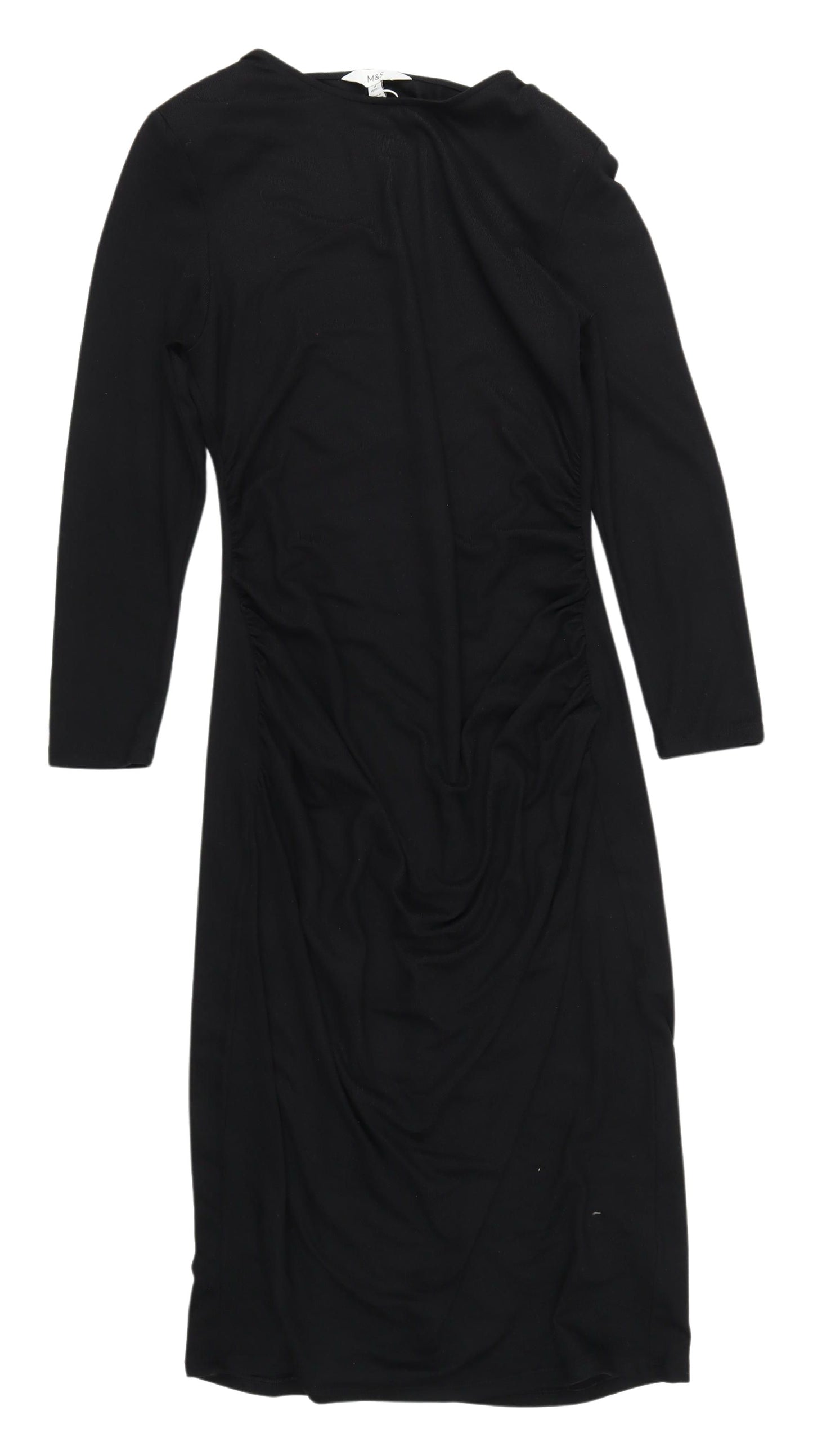 Marks and Spencer Black Petite Dress, Size 14, Women's