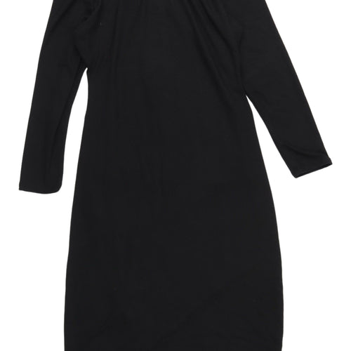 Marks and Spencer Black Petite Dress, Size 14, Women's