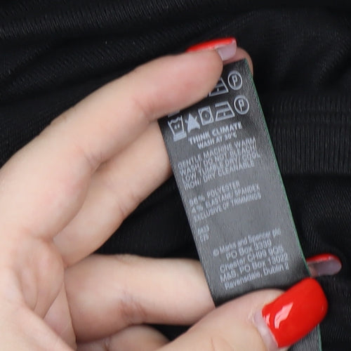 Marks and Spencer Black Petite Dress, Size 14, Women's