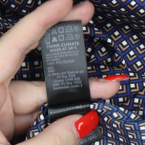 Marks and Spencer Women's Multicoloured Tunic Blouse
