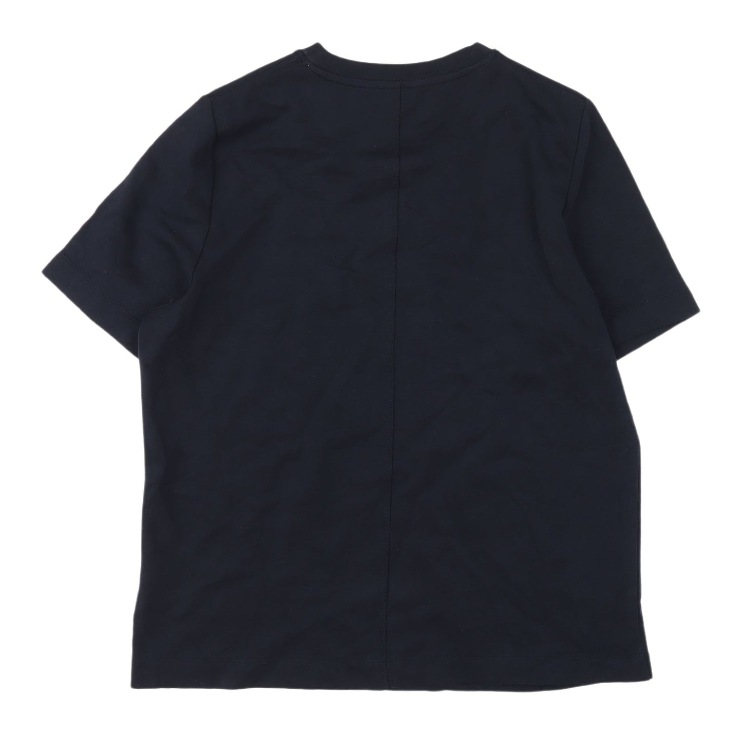 Marks and Spencer Women's Black Cotton T-Shirt Size 14