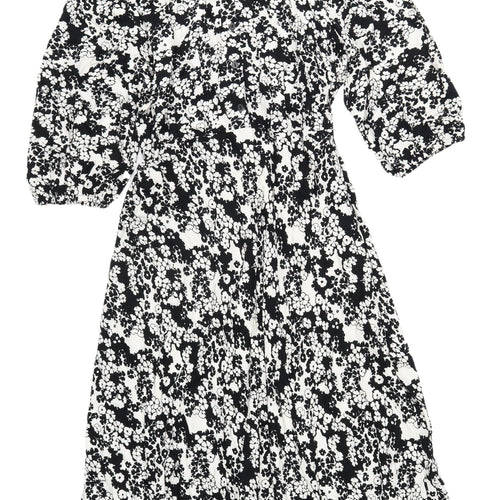 Marks and Spencer Women's Floral Midi Shirt Dress