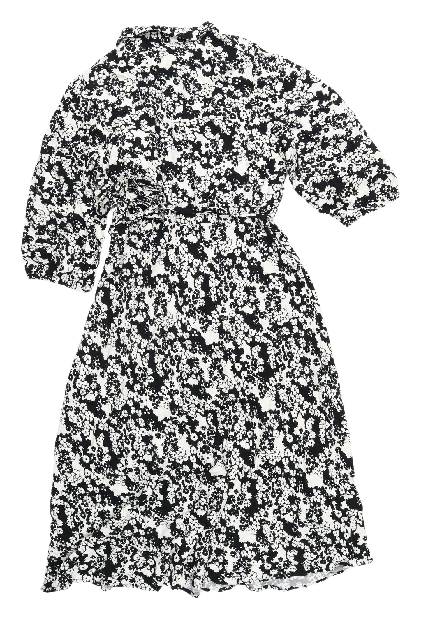 Marks and Spencer Women's Floral Midi Shirt Dress