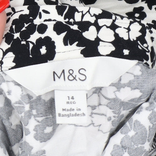 Marks and Spencer Women's Floral Midi Shirt Dress