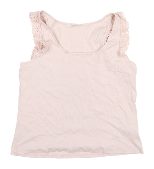 Marks and Spencer Women's Pink Sleeveless Tank, XL