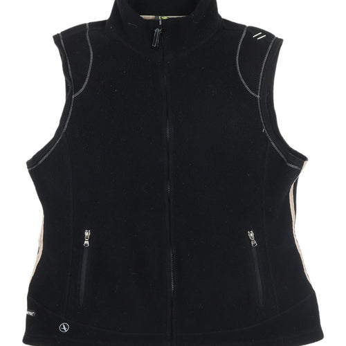 Aigle Women's Black Fleece Waistcoat Size 18