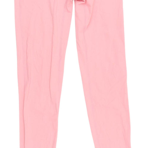 PrettyLittleThing Pink Ankle Leggings UK 6 Activewear
