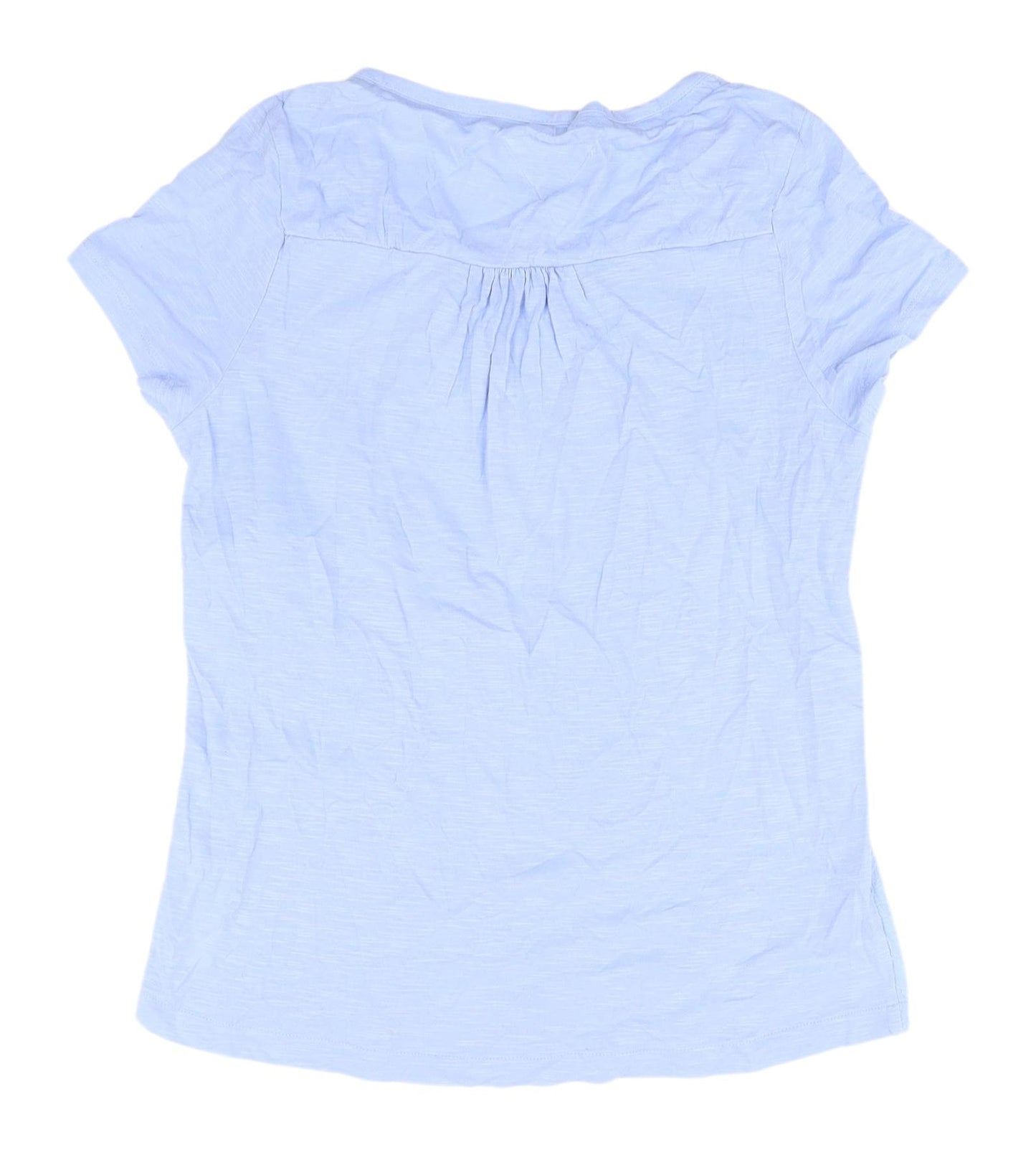 Mantaray Blue Women's T-Shirt - Size 10, Cotton, Casual, Excellent Condition