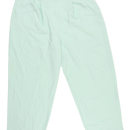 Marks and Spencer Women's Green Trousers Size 18