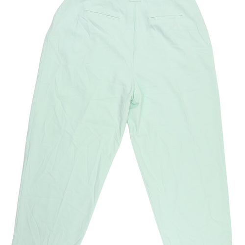 Marks and Spencer Women's Green Trousers Size 18
