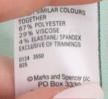 Marks and Spencer Women's Green Trousers Size 18