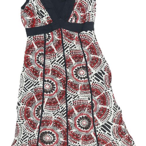 Amara Women's Multicoloured Geometric Dress - UK 14