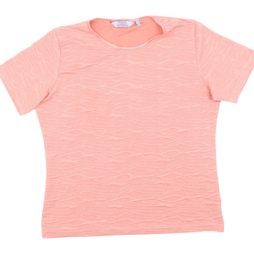 Honor Millburn Women's Pink T-Shirt, Size 10, Classic Fit