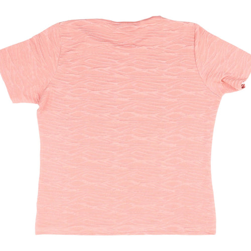 Honor Millburn Women's Pink T-Shirt, Size 10, Classic Fit