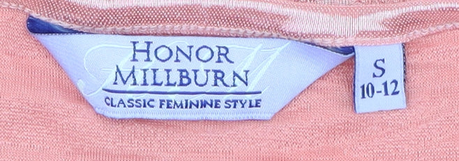 Honor Millburn Women's Pink T-Shirt, Size 10, Classic Fit