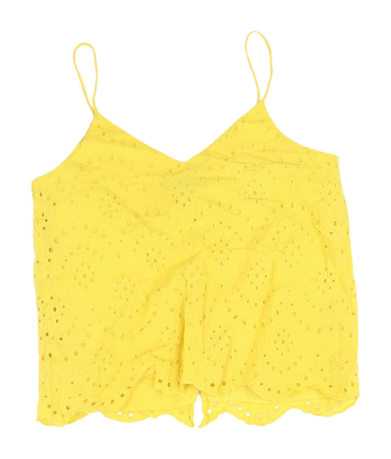 New Look Yellow Camisole Top, Size 10, Boho, Summer Essential