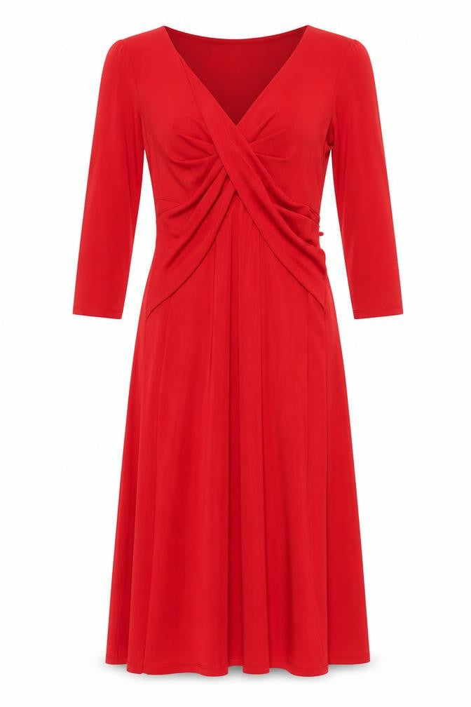 West 9 London Red Wrap Dress Size 8, Party Vibe