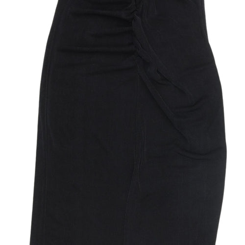 New Look Women's Black Midi Bodycon Dress, Size 12