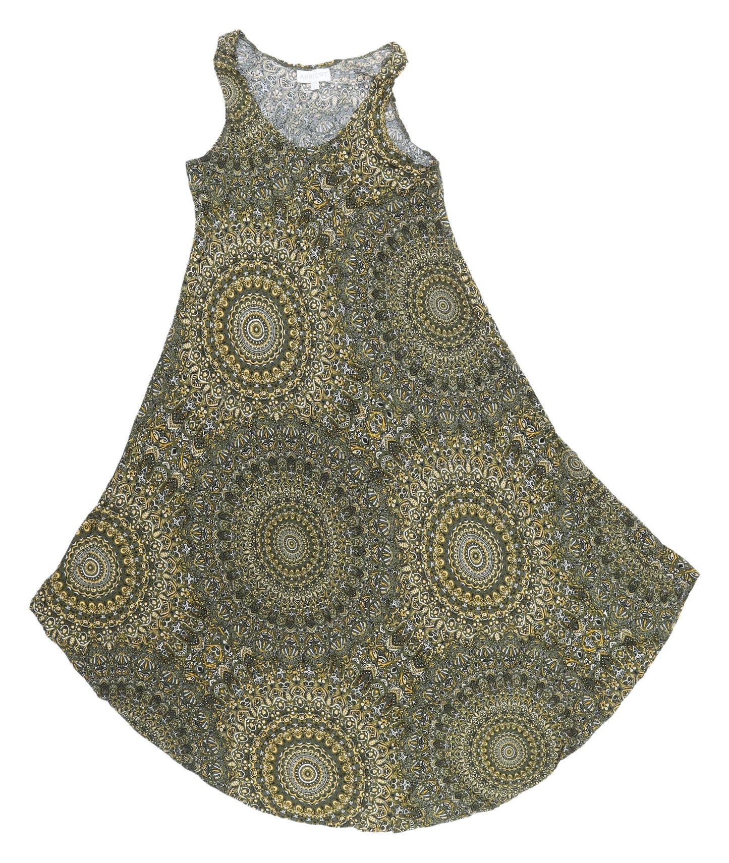 Apricot Women's Green Trapeze Dress Size 10