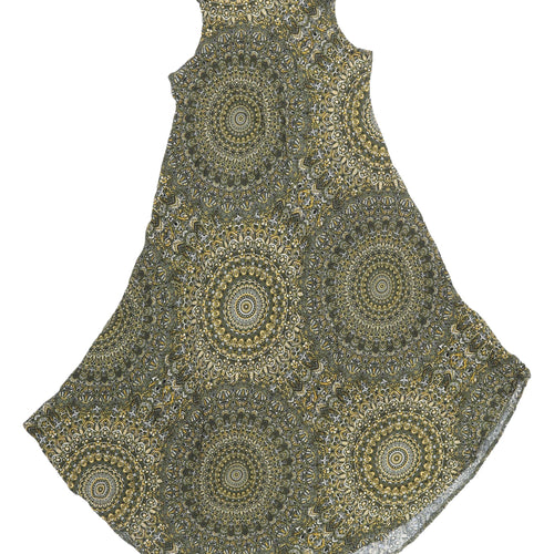 Apricot Women's Green Trapeze Dress Size 10