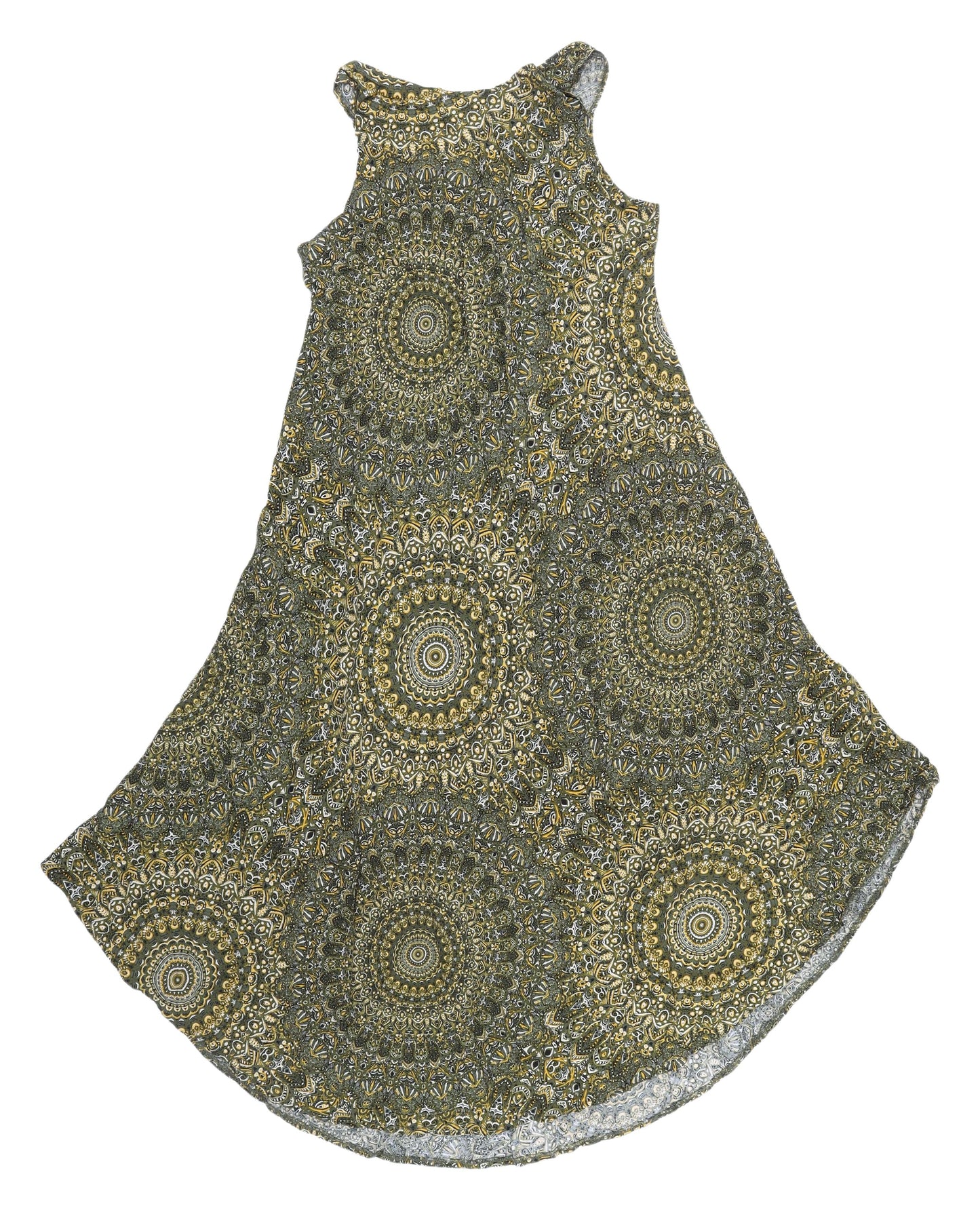 Apricot Women's Green Trapeze Dress Size 10