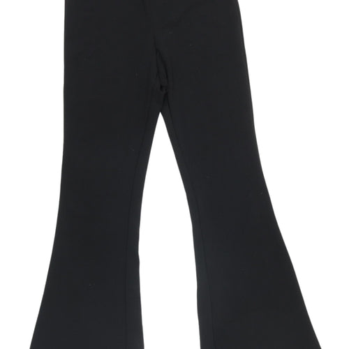 New Look Women's Black Flared Trousers Size 12