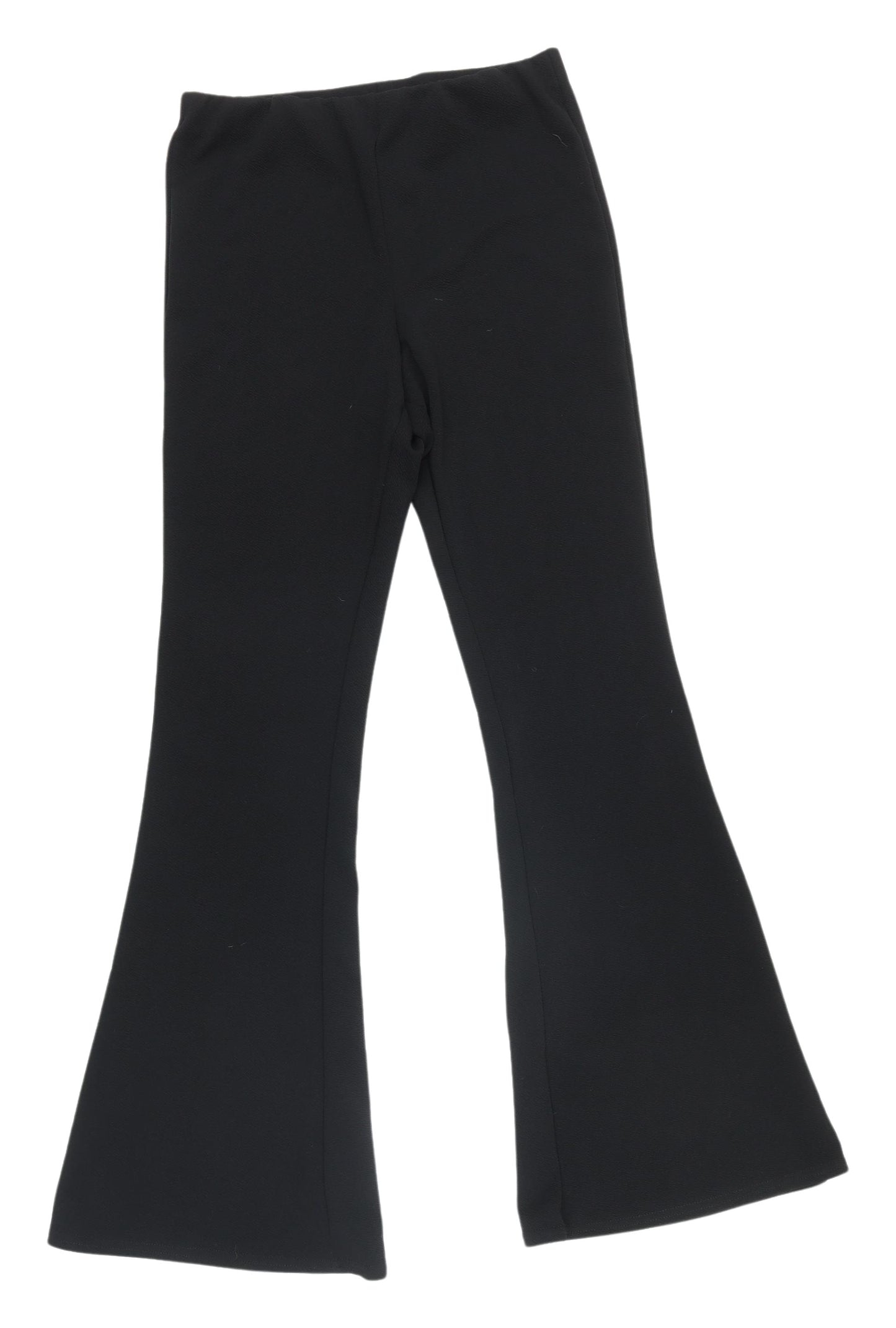 New Look Women's Black Flared Trousers Size 12