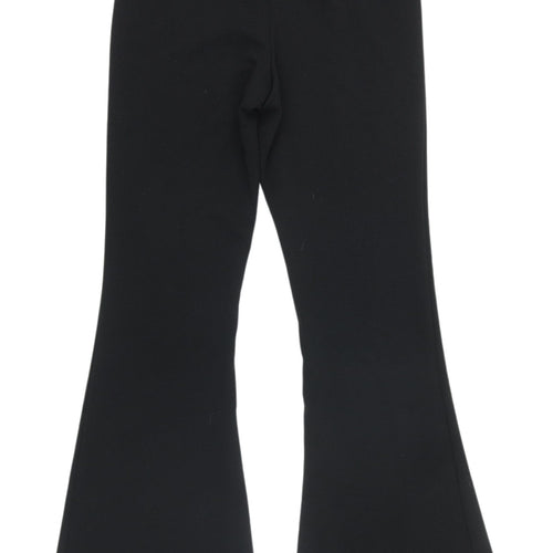 New Look Women's Black Flared Trousers Size 12