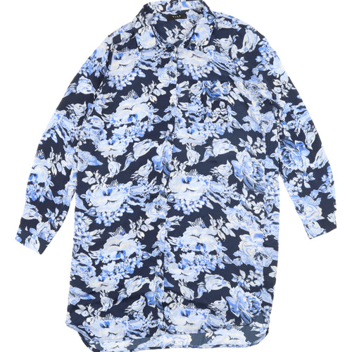 VILA Women's L Floral Shirt Dress - Multicoloured