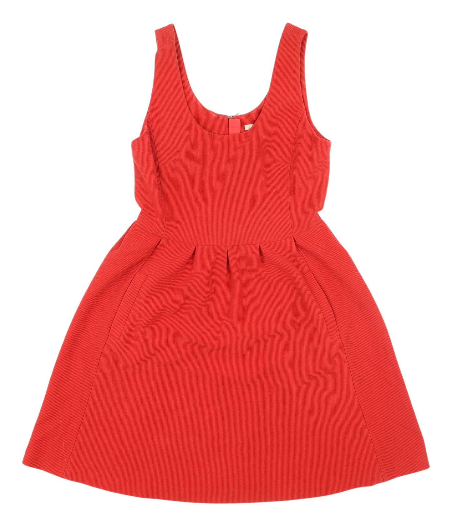 Banana Republic Red Fit & Flare Dress, Size 14 Petite