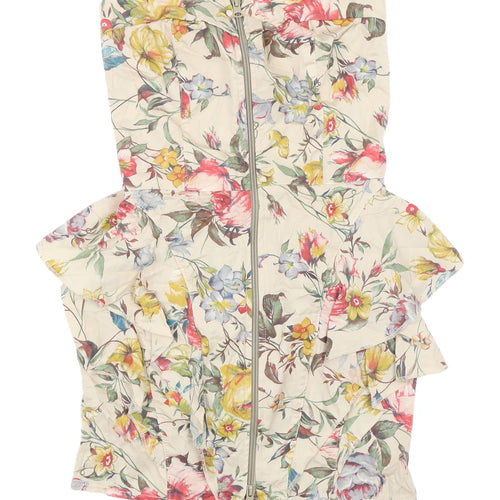Love Women's Multicoloured Floral Strapless Dress S