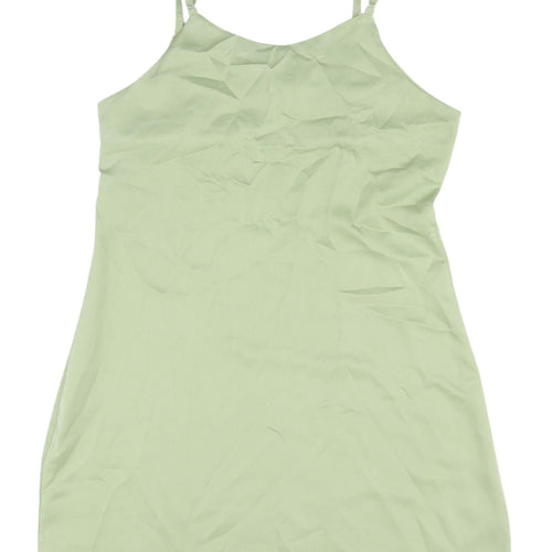 Daisy Street Women's Green Slip Dress, Size 12, Casual