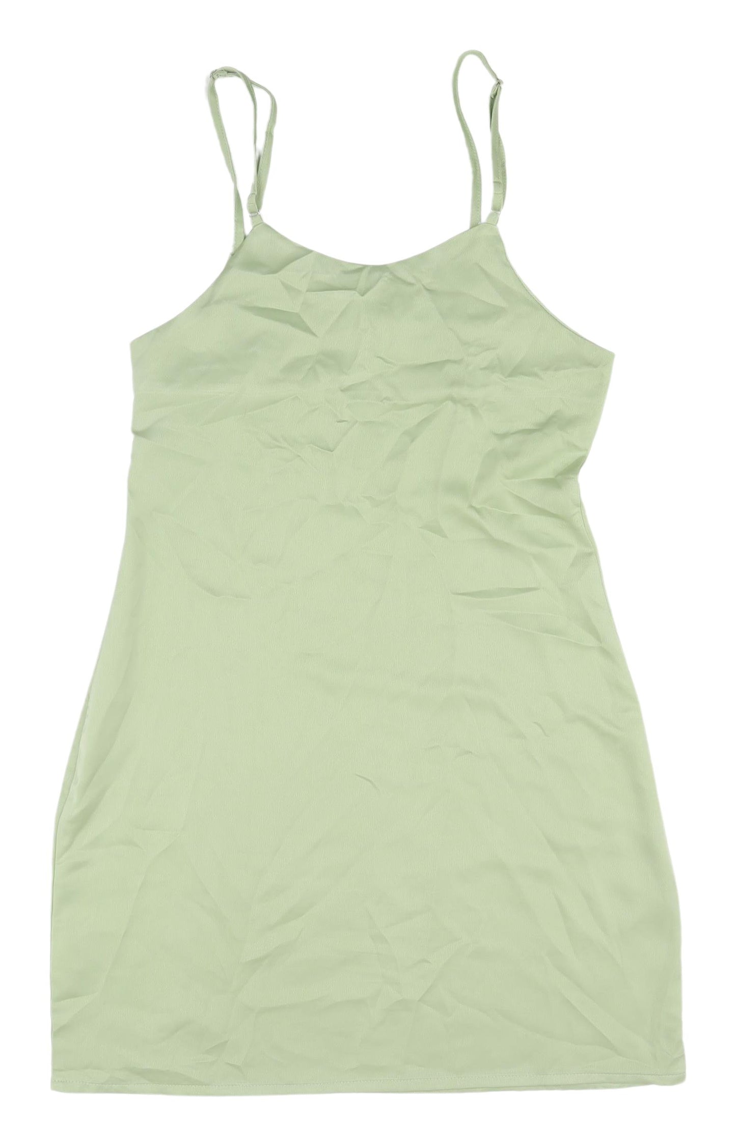 Daisy Street Women's Green Slip Dress, Size 12, Casual